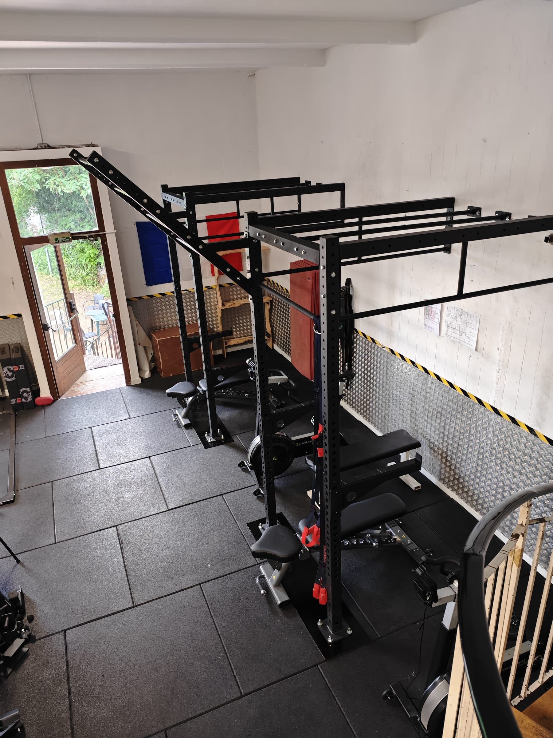 Vue d'ensemble salle musculation